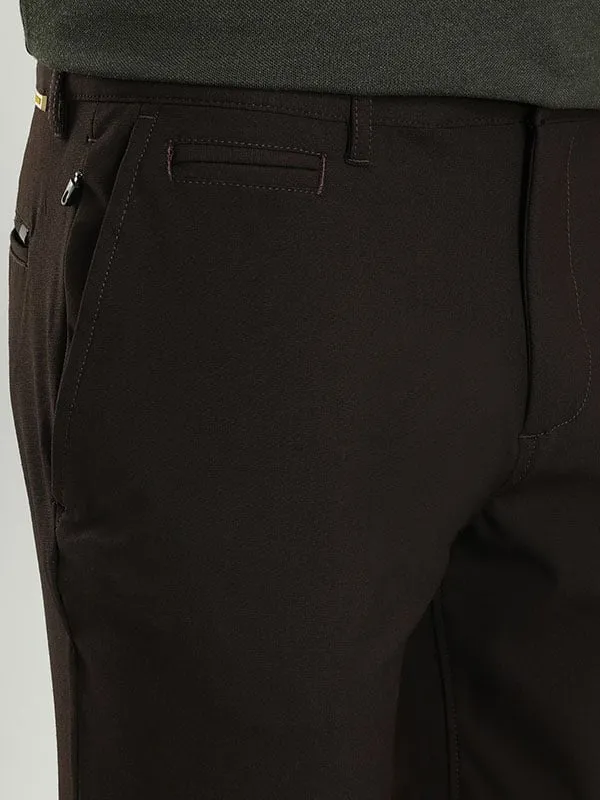 Men Urban Fit Polyester Blend Trouser