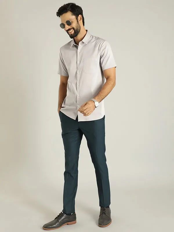 Men Urban Fit Polyester Blend Trouser