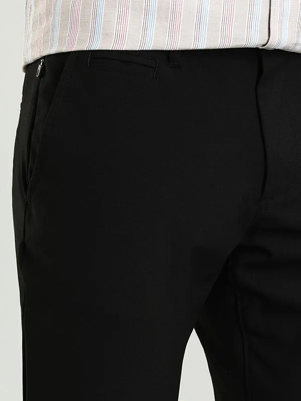 Men Urban Fit Polyester Blend Trouser