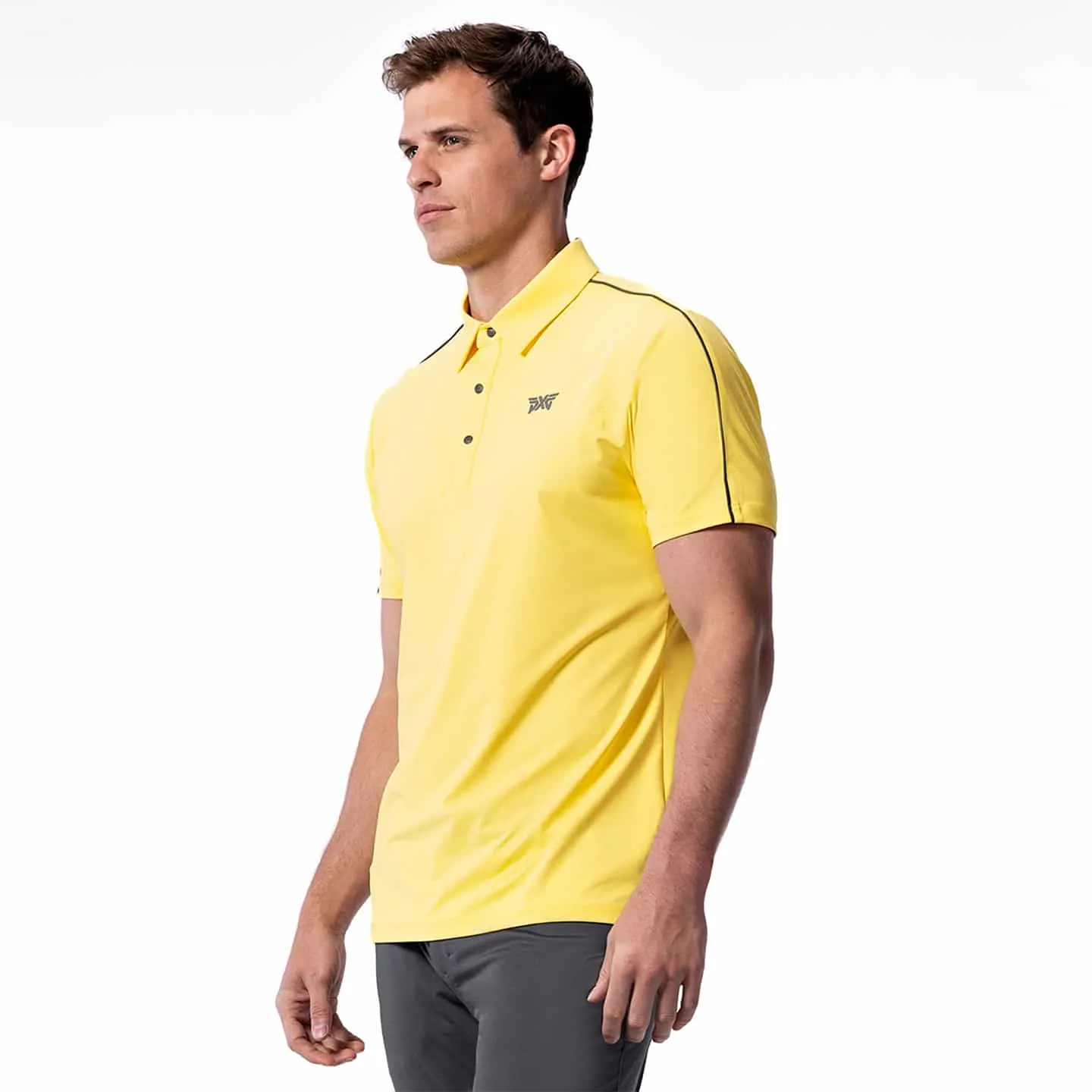 Men's Bonded Chest Stripe Polo