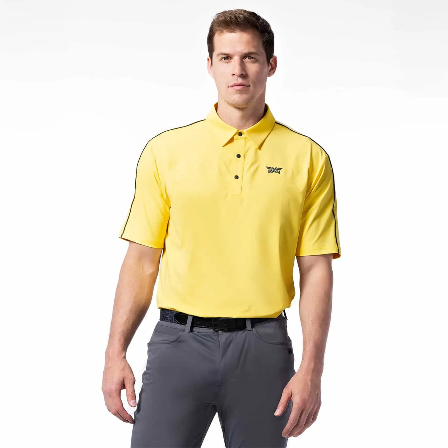 Men's Bonded Chest Stripe Polo
