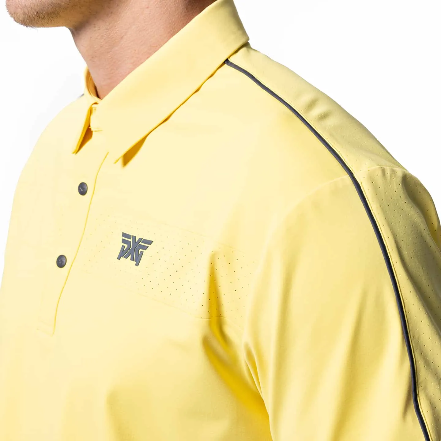 Men's Bonded Chest Stripe Polo