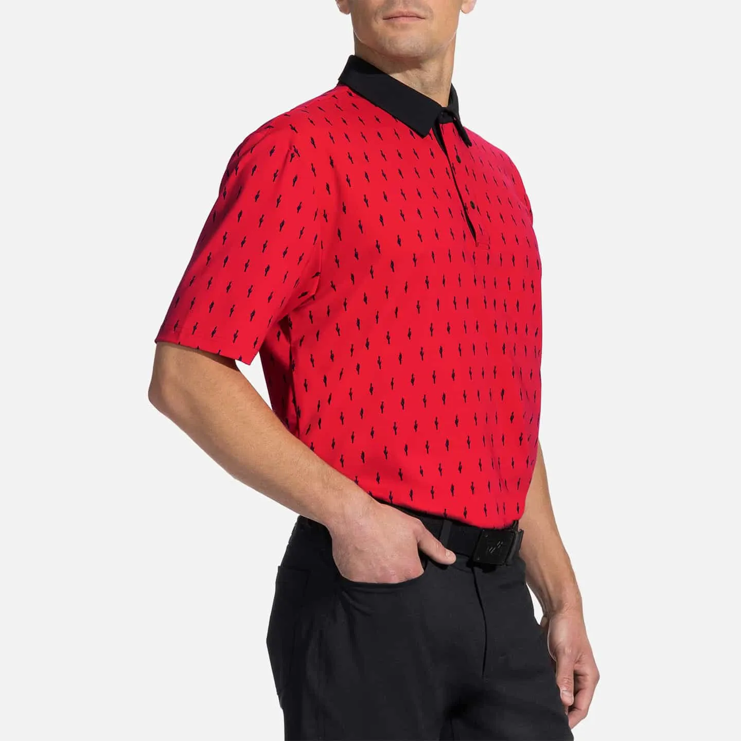Men's Cactus Print Polo