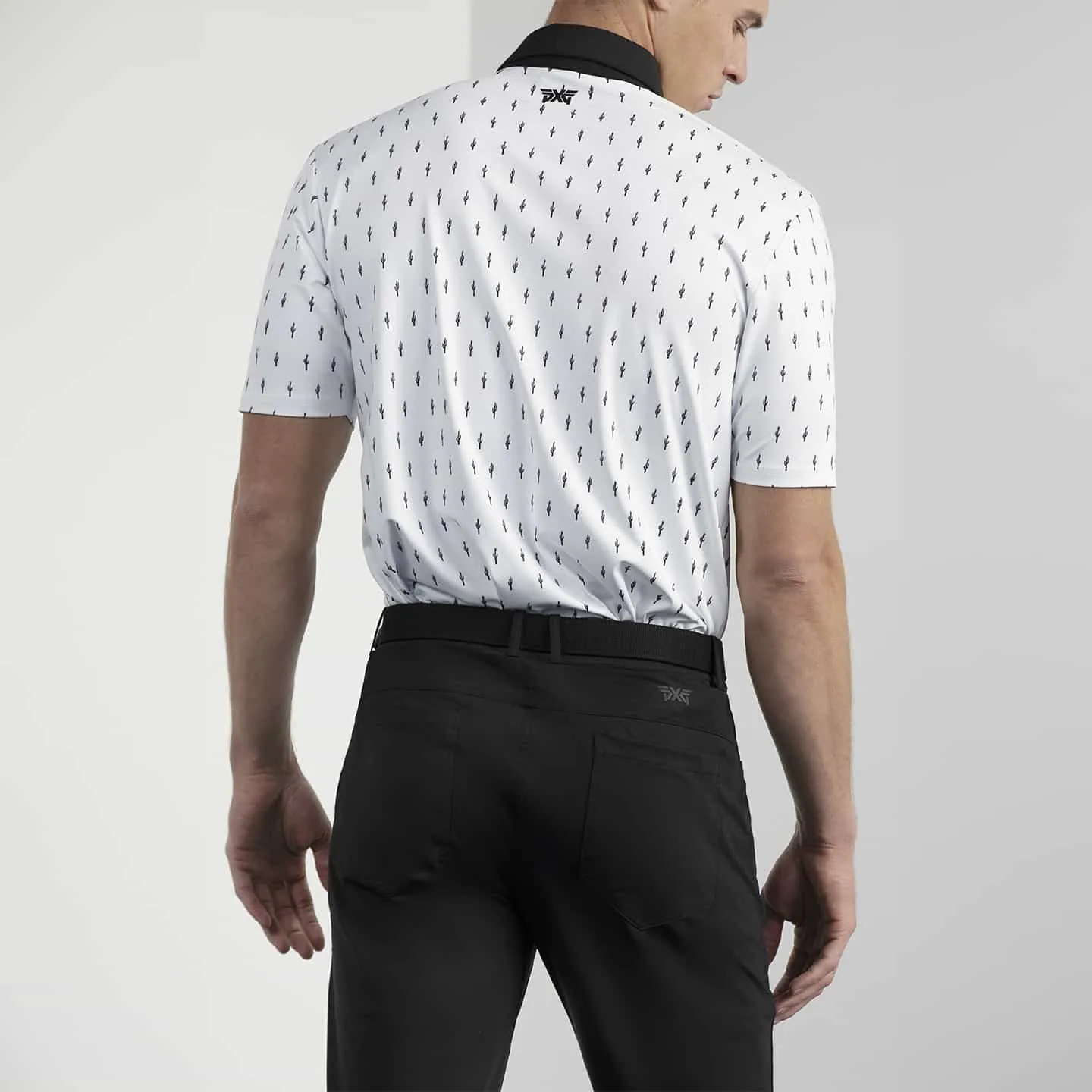 Men's Cactus Print Polo