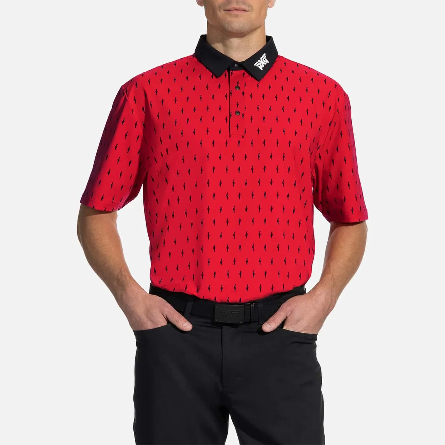 Men's Cactus Print Polo