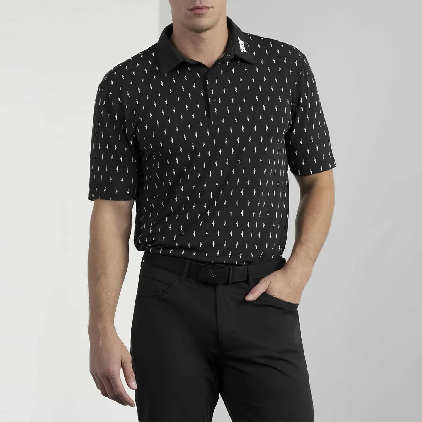 Men's Cactus Print Polo