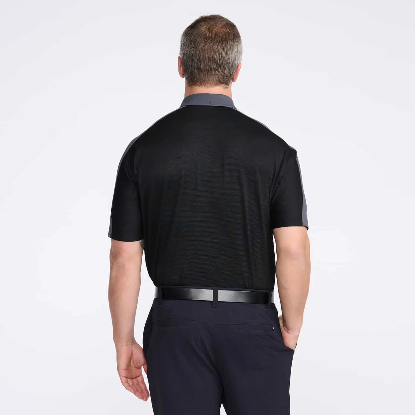 Men's Short Sleeve Shoulder Trim Polo