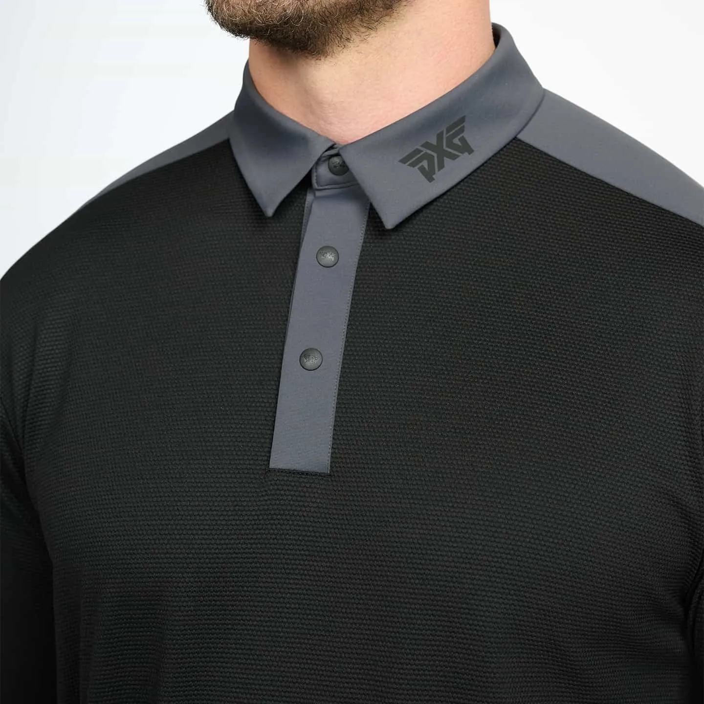 Men's Short Sleeve Shoulder Trim Polo