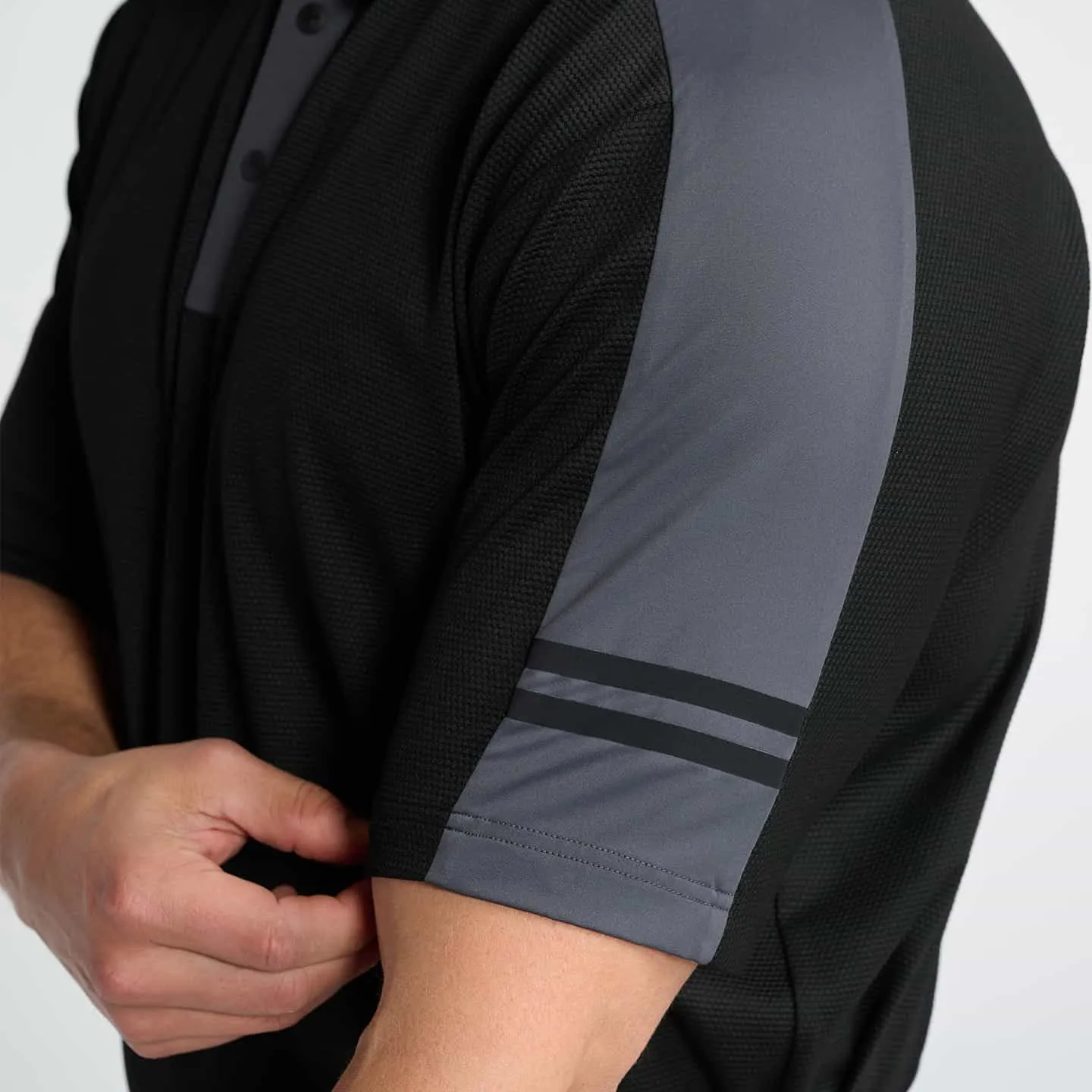 Men's Short Sleeve Shoulder Trim Polo