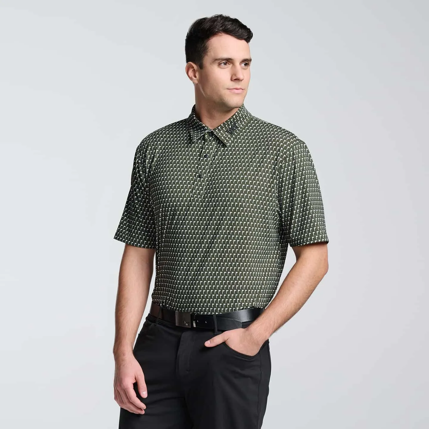 Men's Tour Pin Flag Polo
