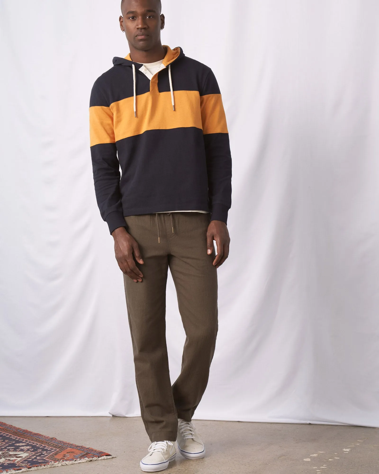 Organic Hooded Rugby Shirt