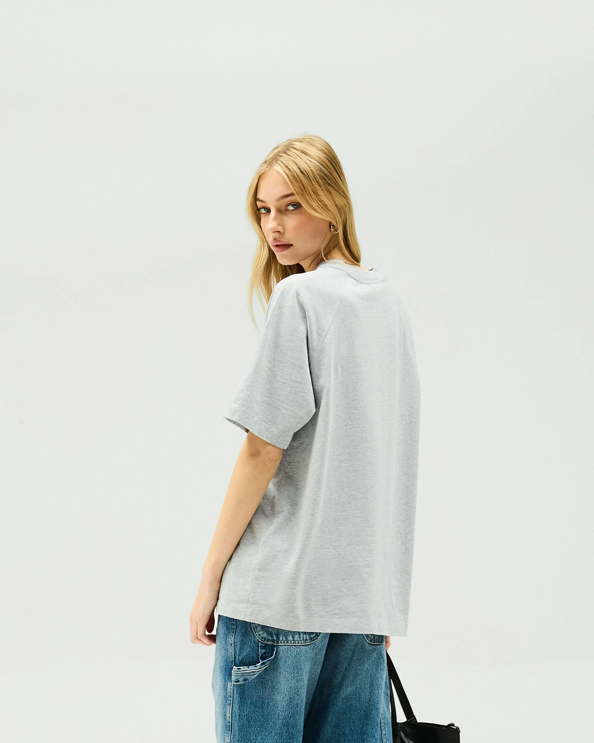 Owners Club Boyfriend T-Shirt - Grey Marl