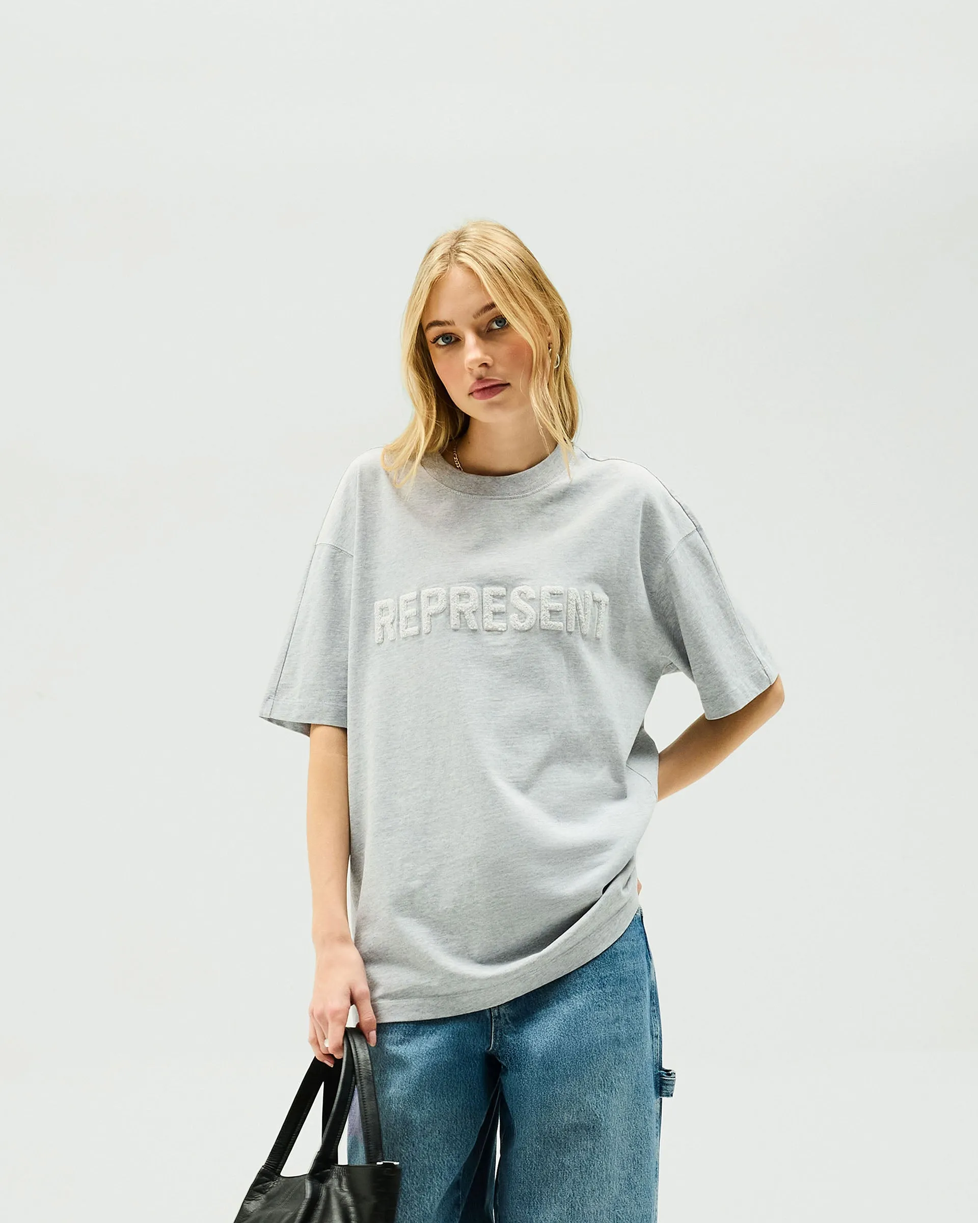 Owners Club Boyfriend T-Shirt - Grey Marl