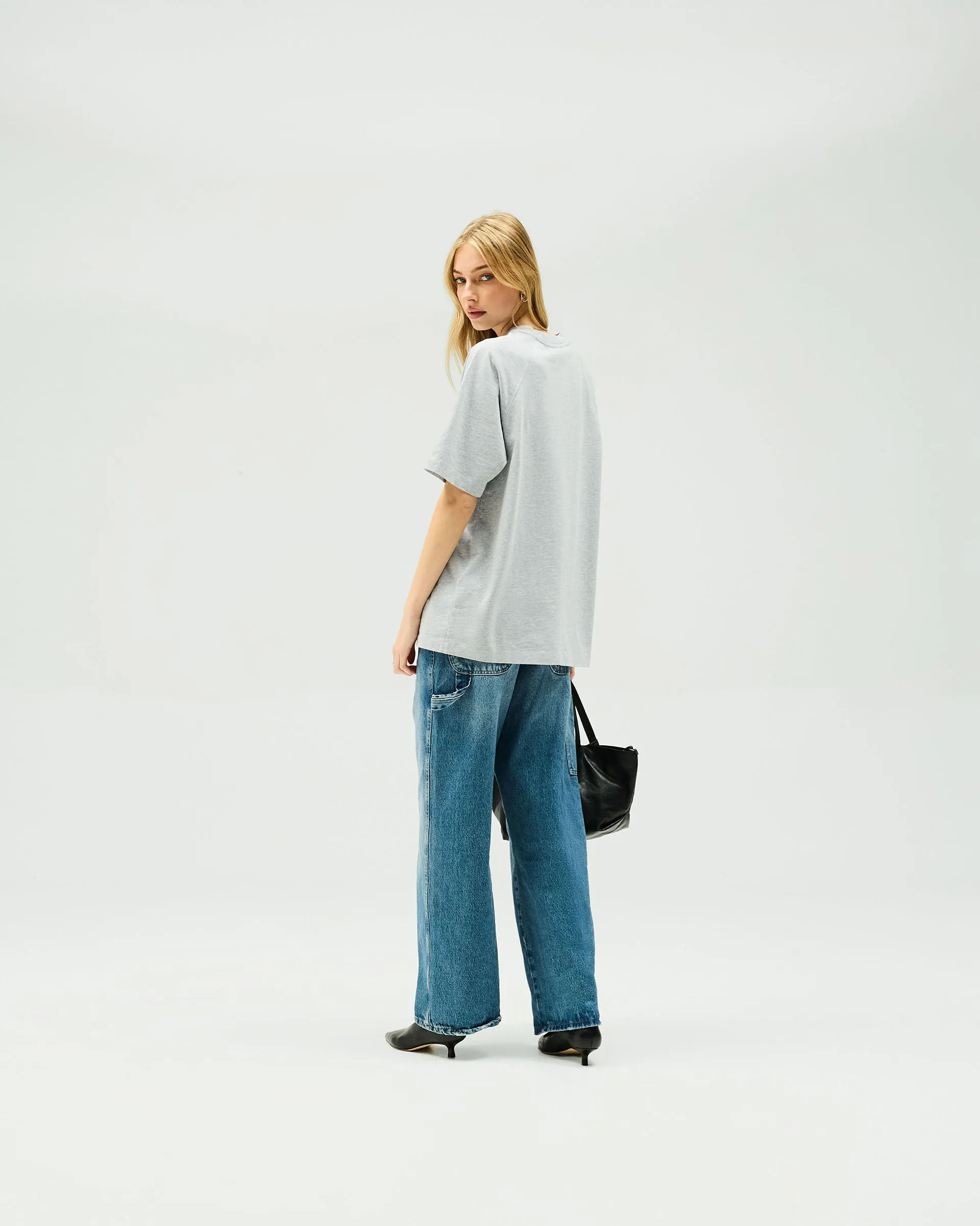 Owners Club Boyfriend T-Shirt - Grey Marl