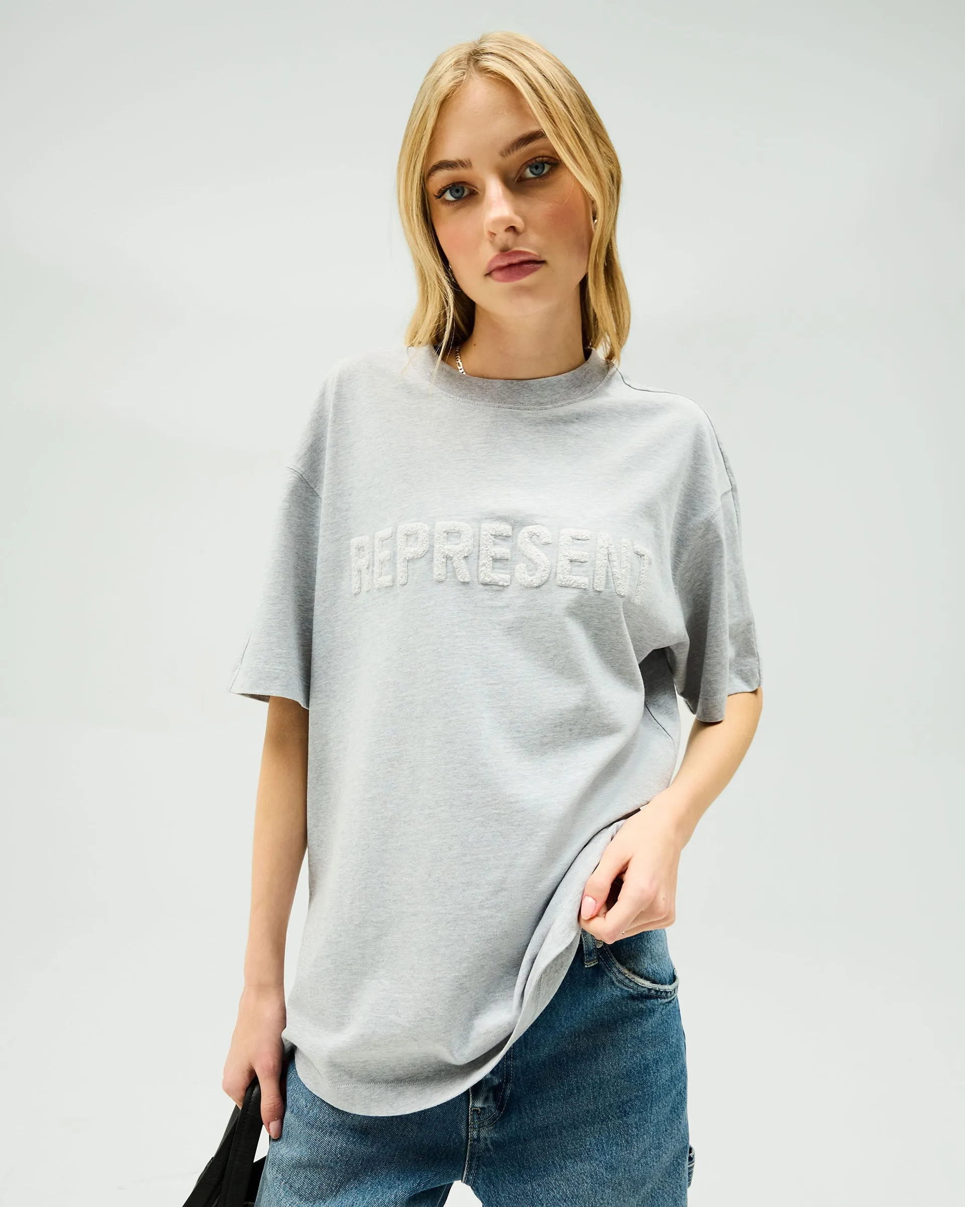 Owners Club Boyfriend T-Shirt - Grey Marl