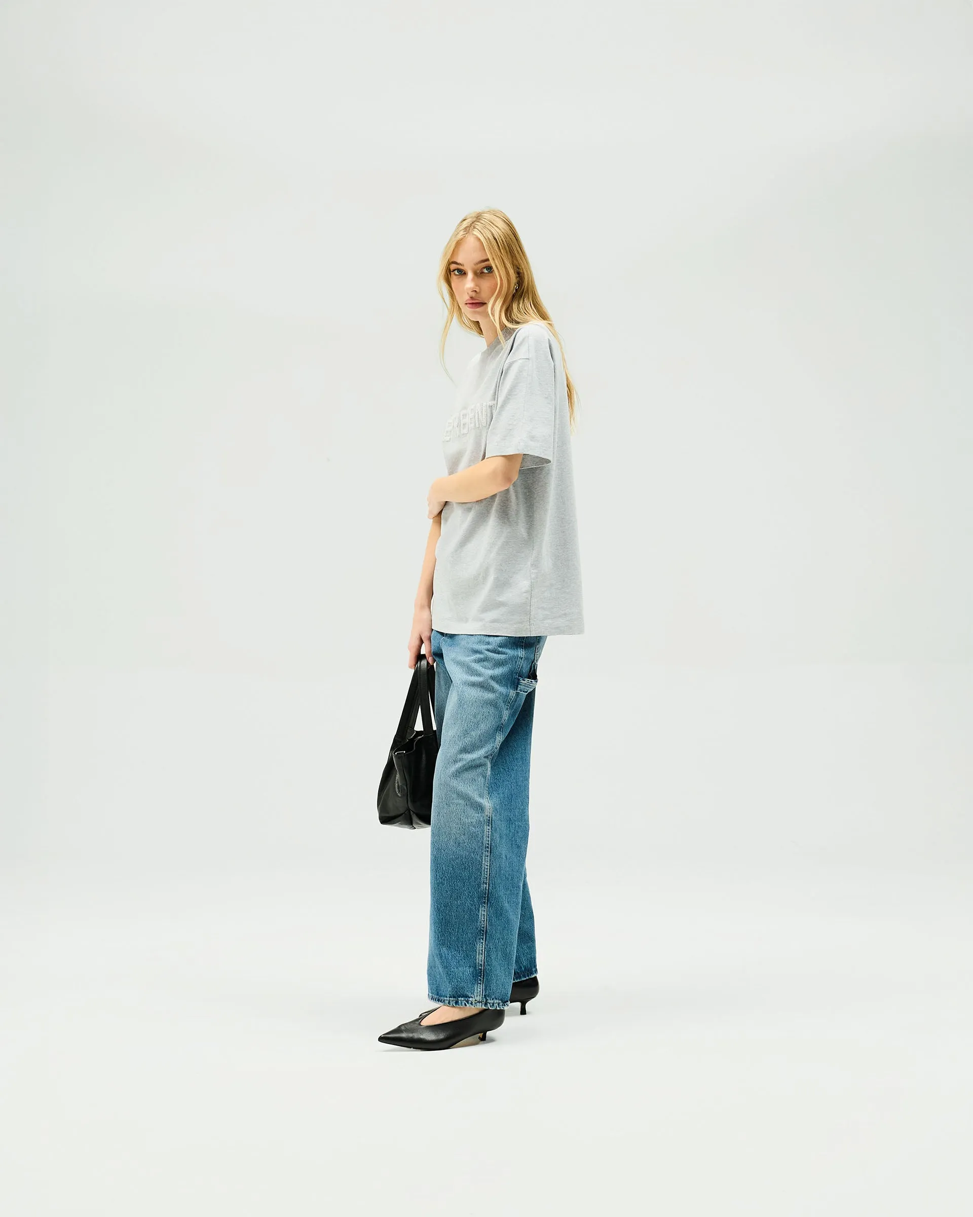 Owners Club Boyfriend T-Shirt - Grey Marl