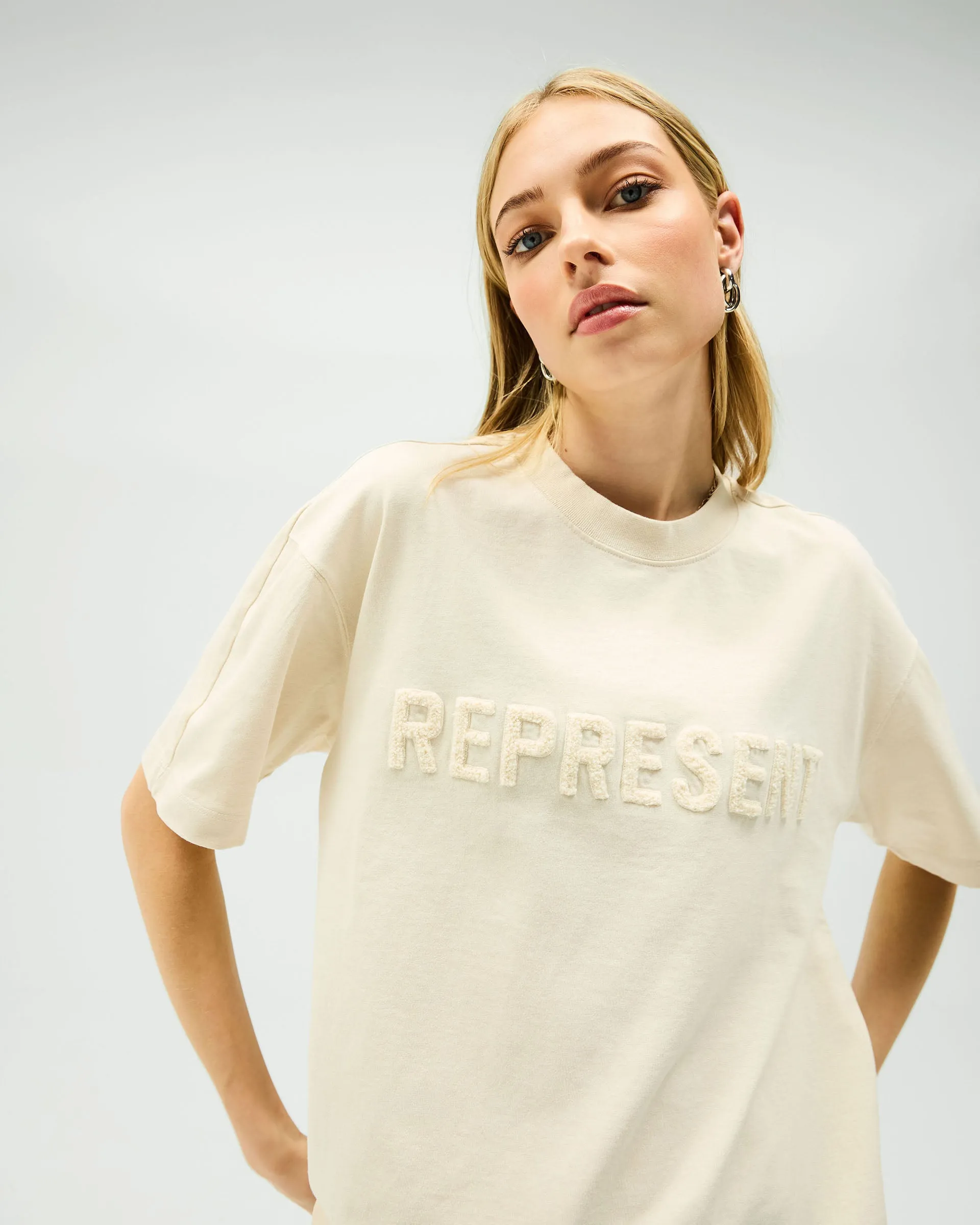 Owners Club Boyfriend T-Shirt - Oat Milk