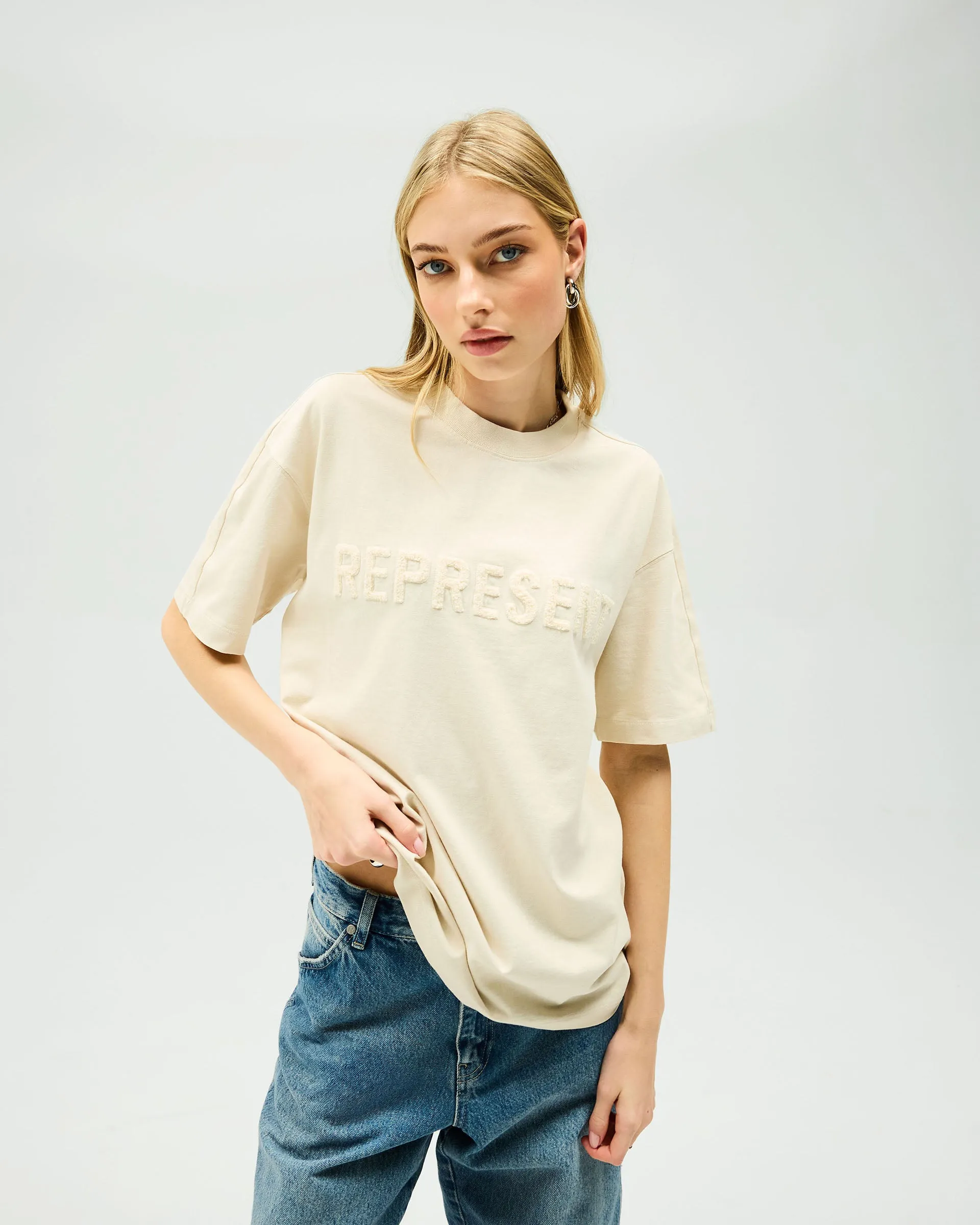 Owners Club Boyfriend T-Shirt - Oat Milk