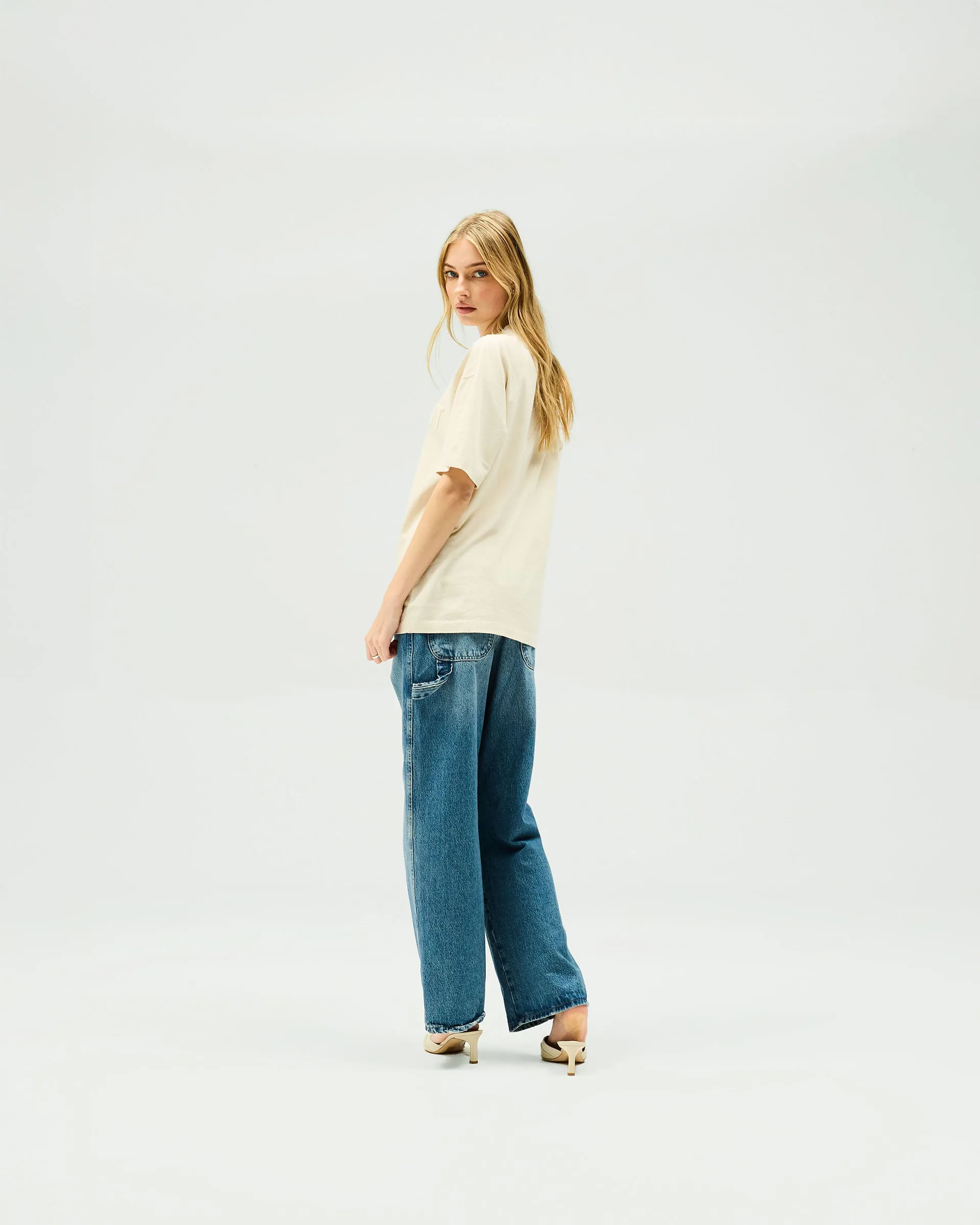 Owners Club Boyfriend T-Shirt - Oat Milk