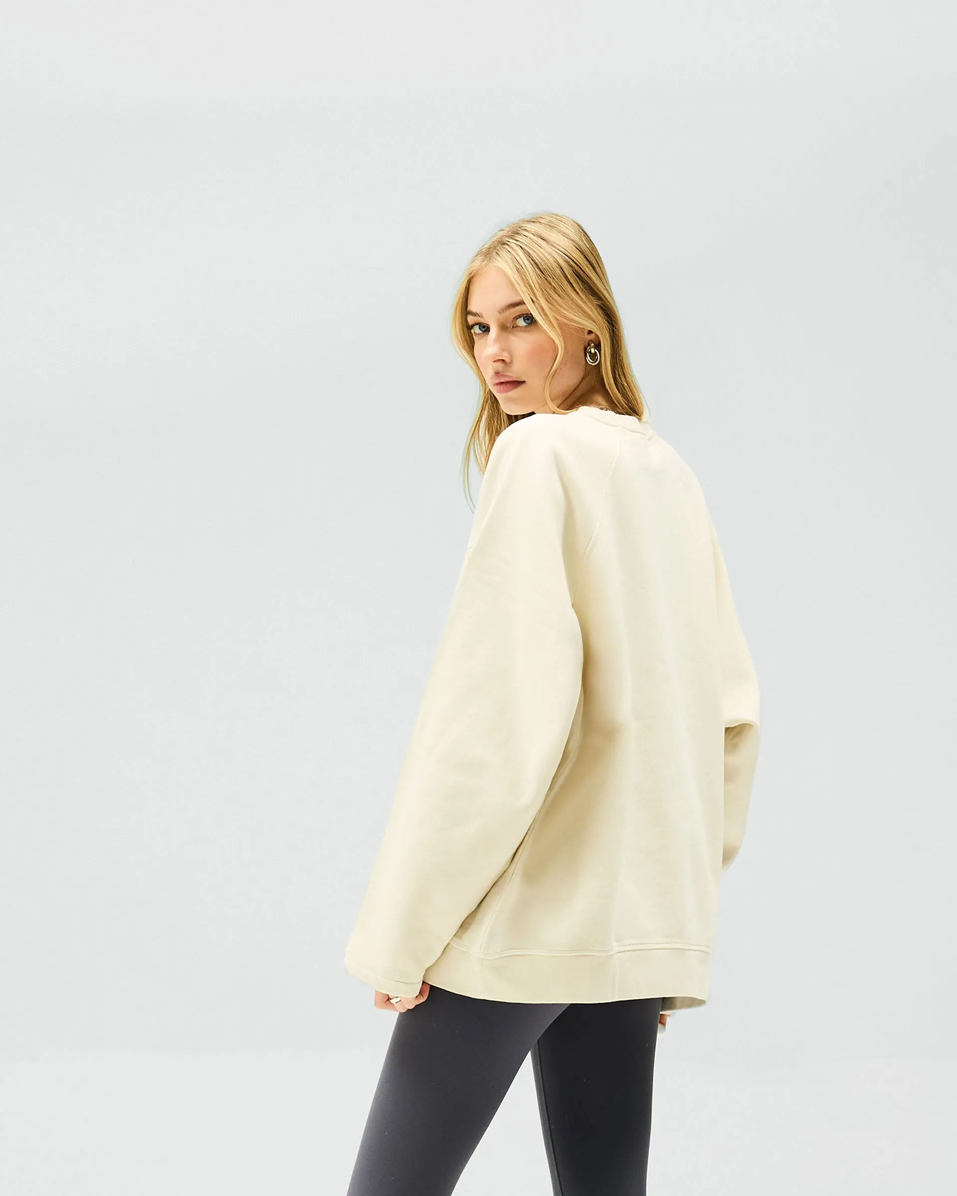 Owners Club Relaxed Sweater - Oat Milk
