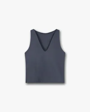 Owners Club V Neck Tank Top - Grey
