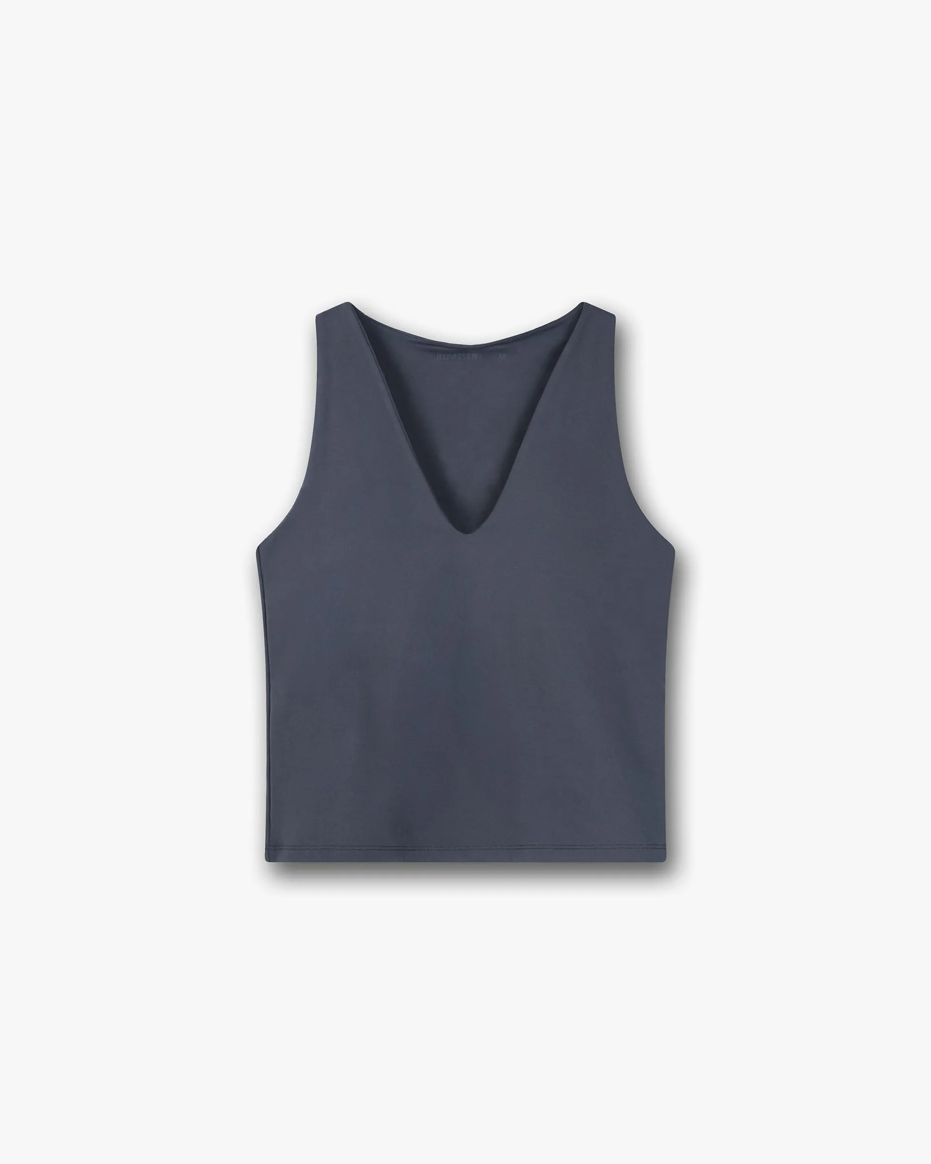 Owners Club V Neck Tank Top - Grey