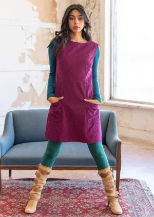 Polly Pocket Corduroy Tunic Plum Caspia