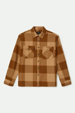 Selden L/S Flannel - Washed Copper/Curry Buffalo
