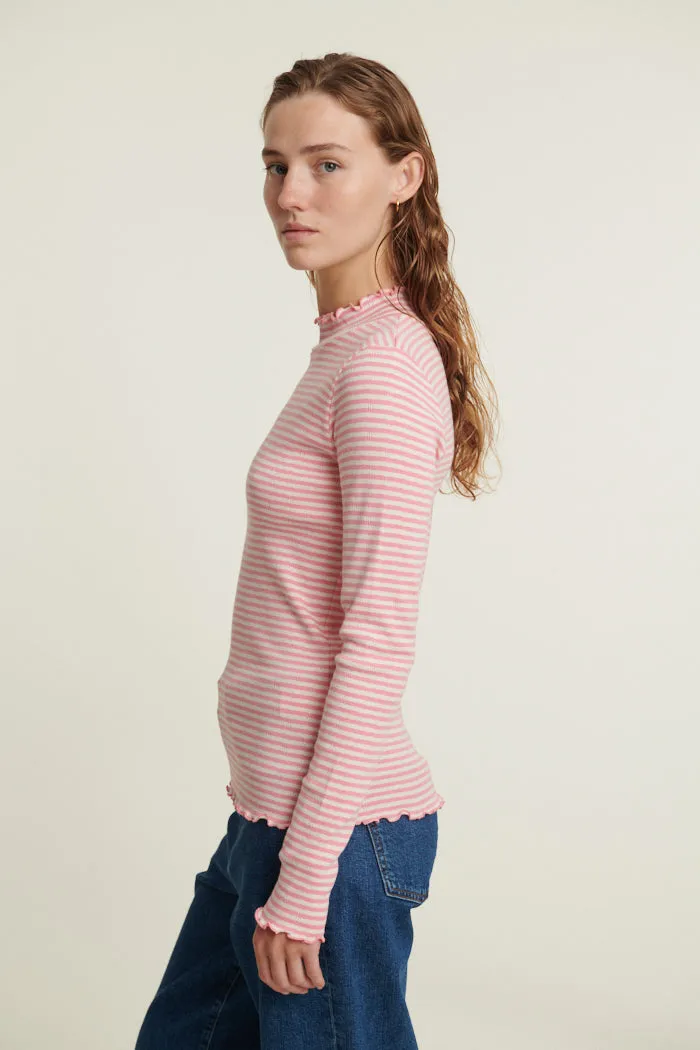 Silma High Neck - Conch shell / birch