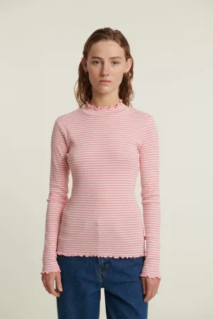 Silma High Neck - Conch shell / birch