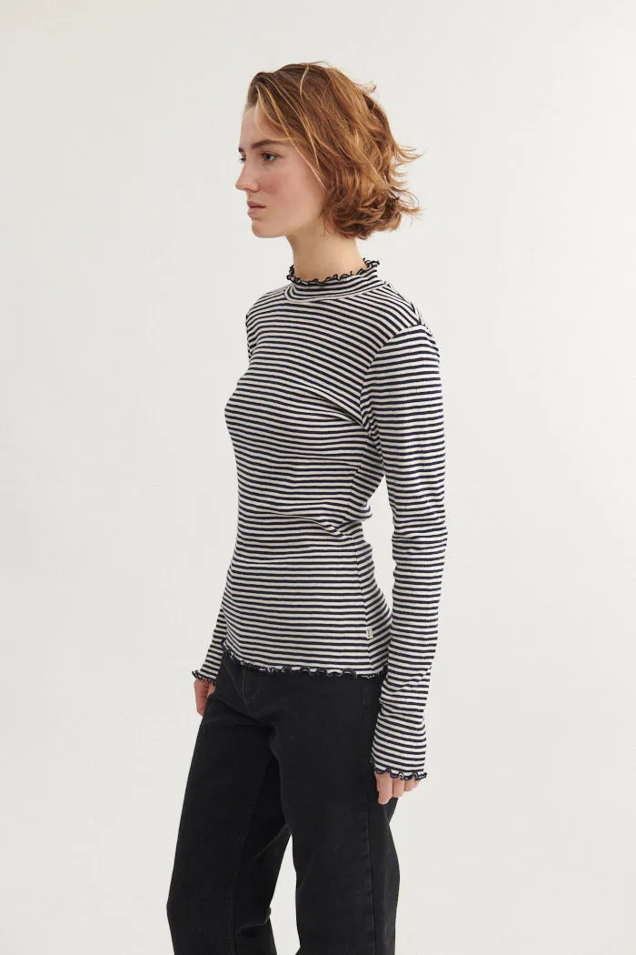 Silma High Neck - Sky captain / birch