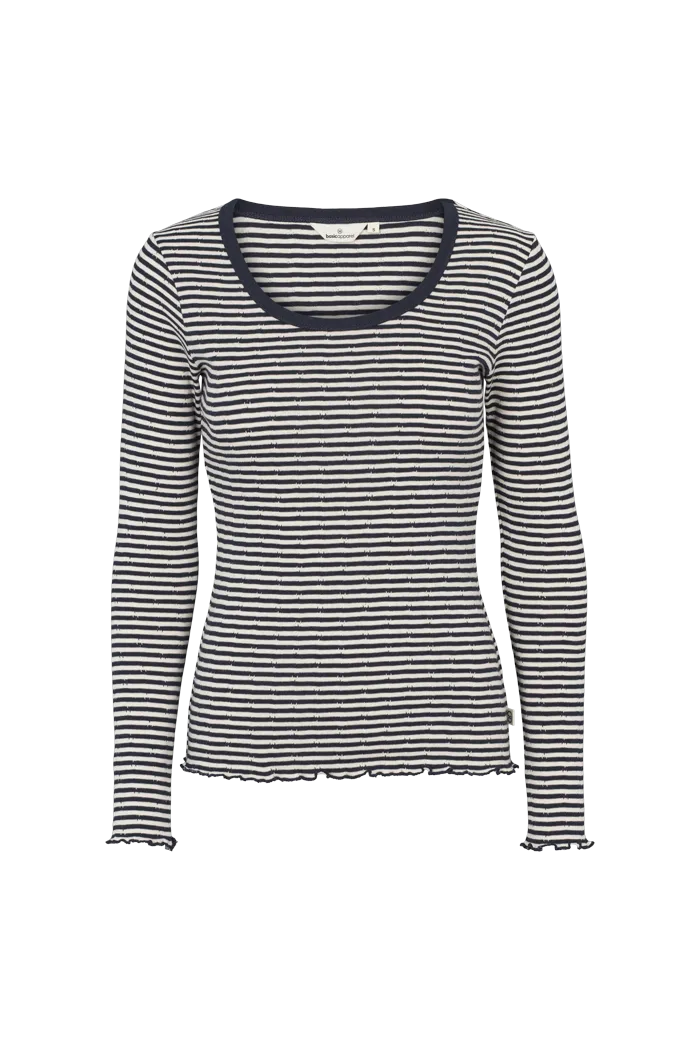 Silma LS Tee - Sky captain / birch