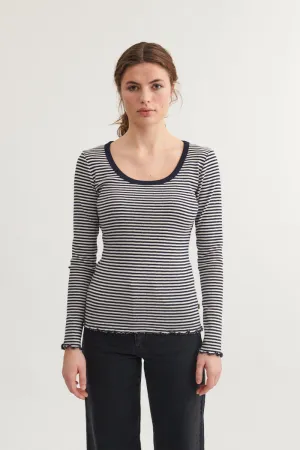 Silma LS Tee - Sky captain / birch