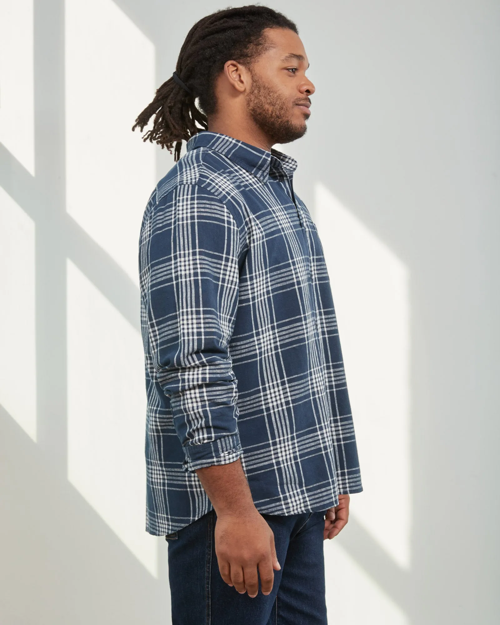 SoftHemp™ Chambray Button Down Shirt