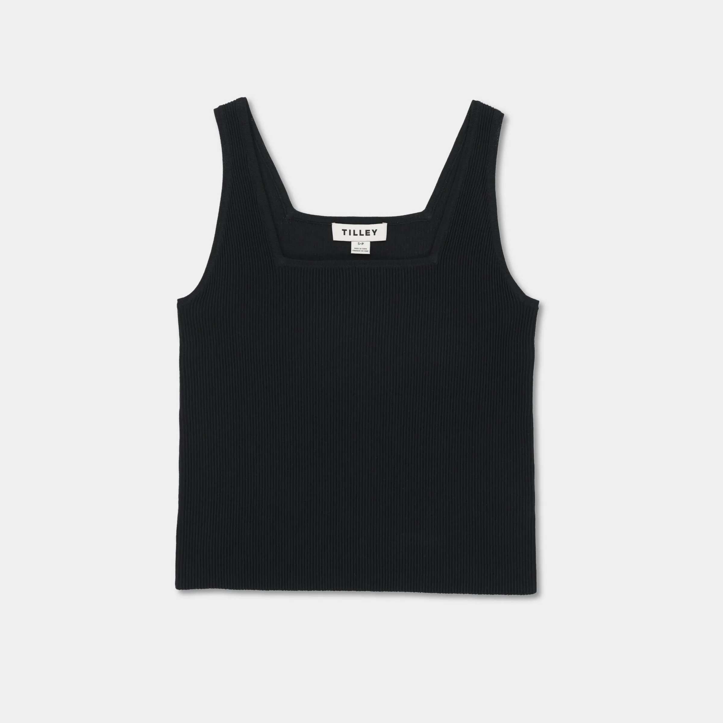 Square Neck Rib Shell