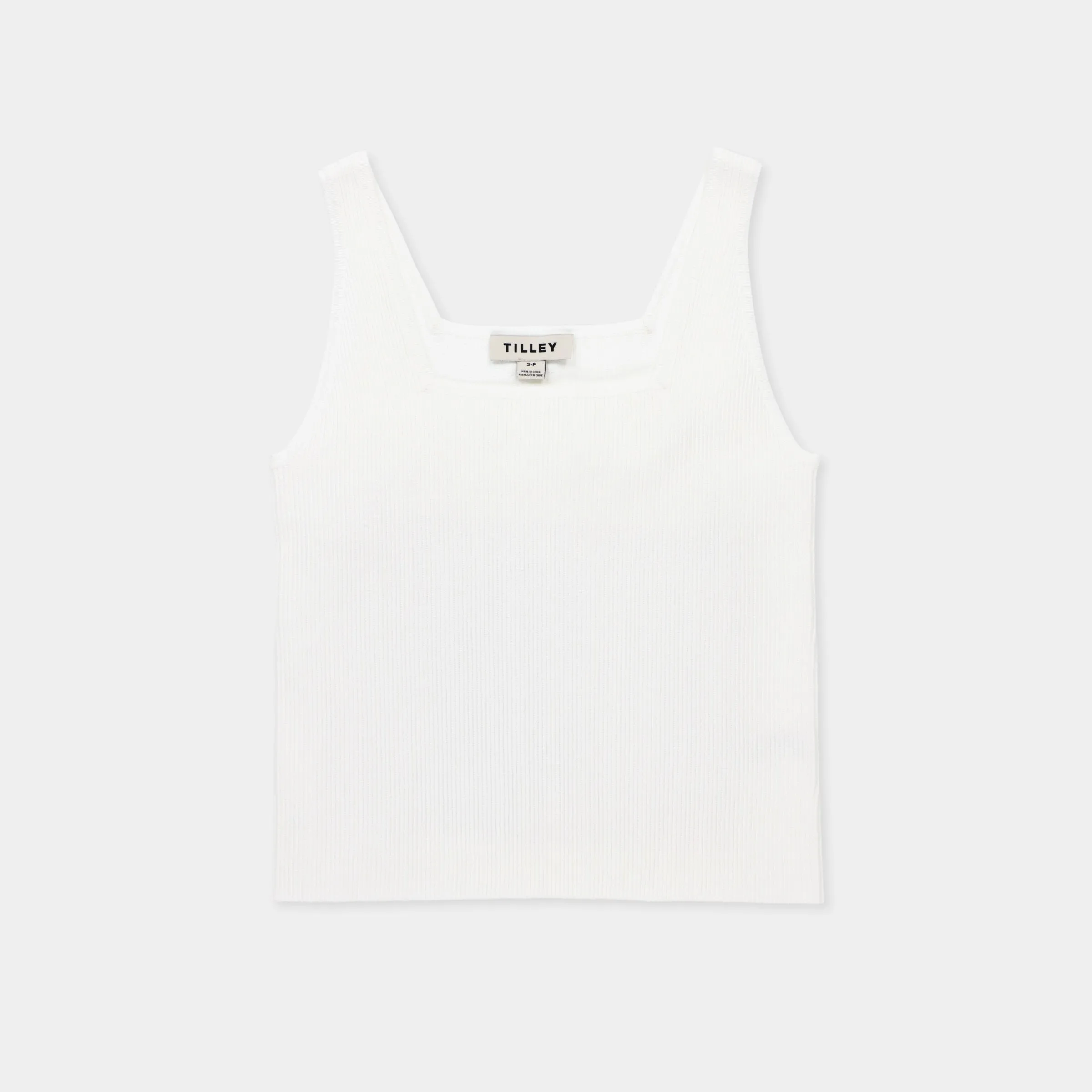 Square Neck Rib Shell