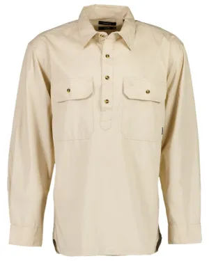 Swanndri Mens Bendigo Long Sleeve Work Shirt