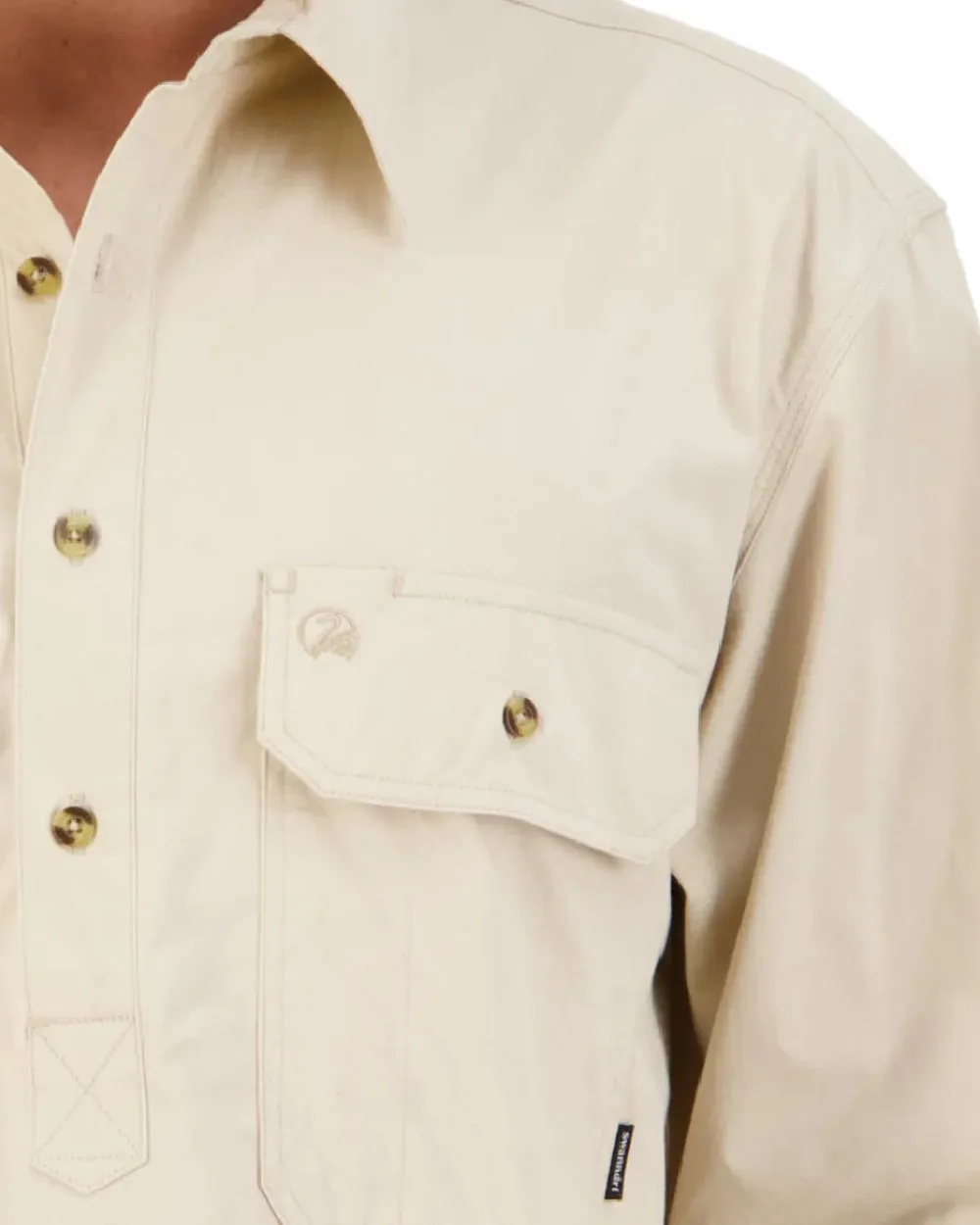 Swanndri Mens Bendigo Long Sleeve Work Shirt