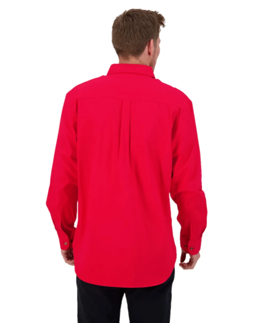 Swanndri Mens Bendigo Long Sleeve Work Shirt