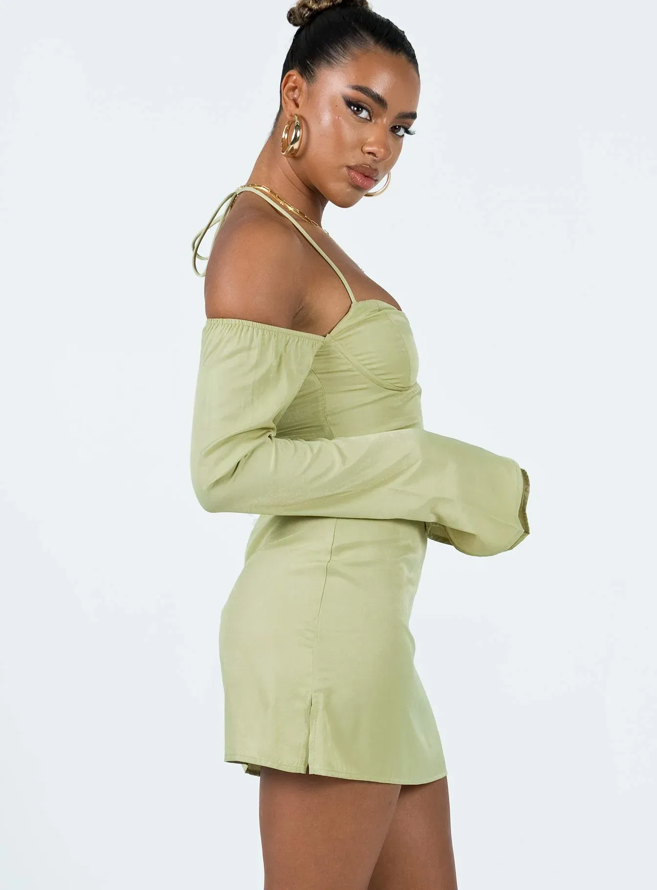 Tamarose Mini Dress Green