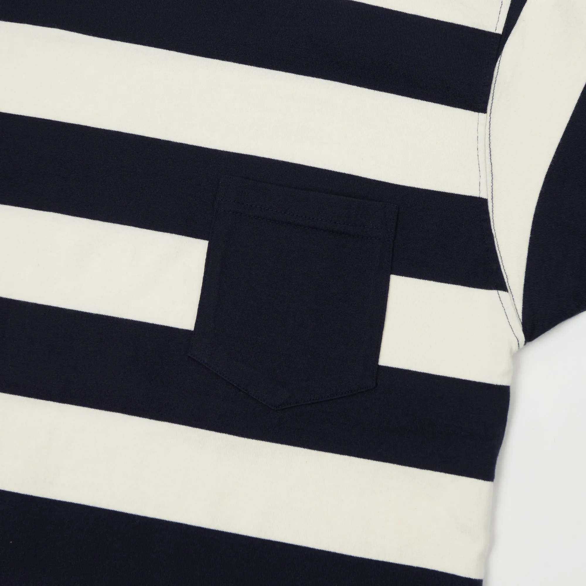 TOYS McCOY TMC1736 Border Pocket Tee - Ivory/Navy