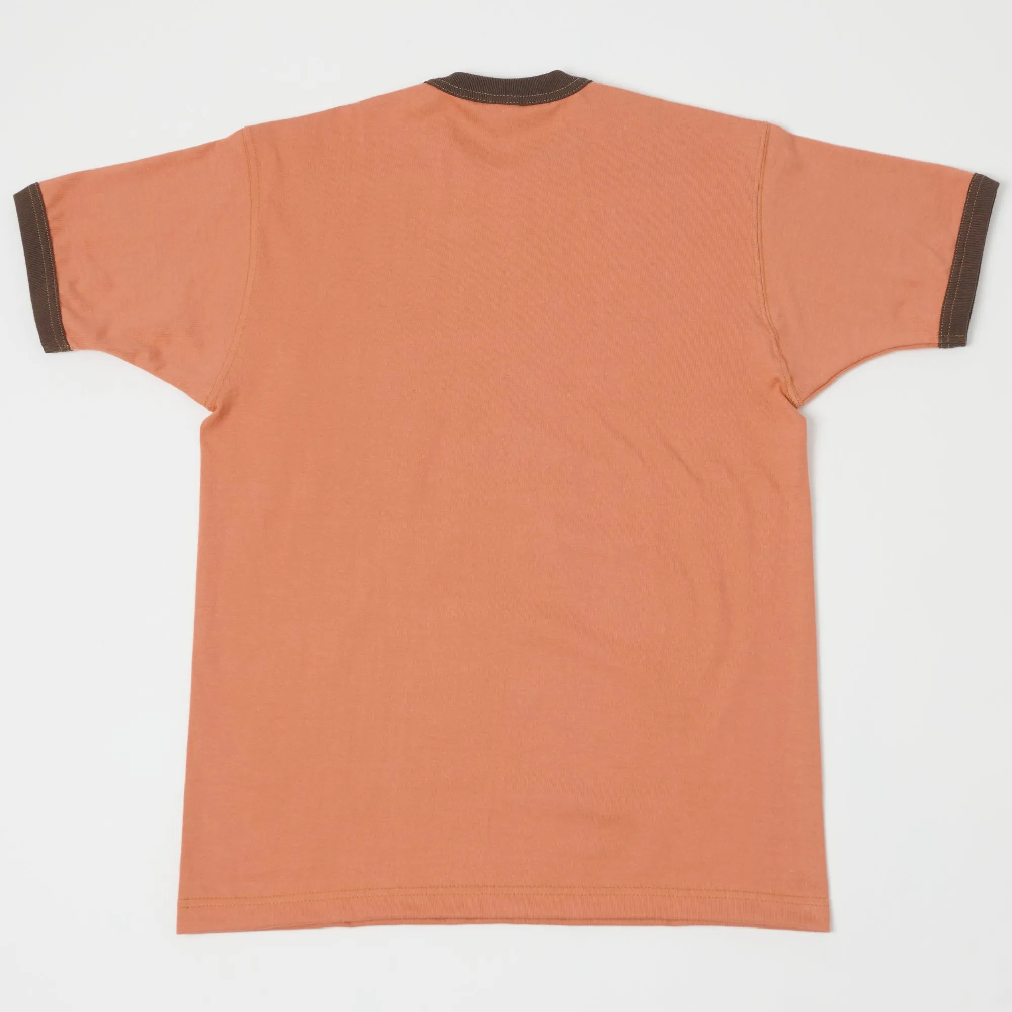 TOYS McCOY TMC2237 Ringer Pocket Tee - Carrot/Brown
