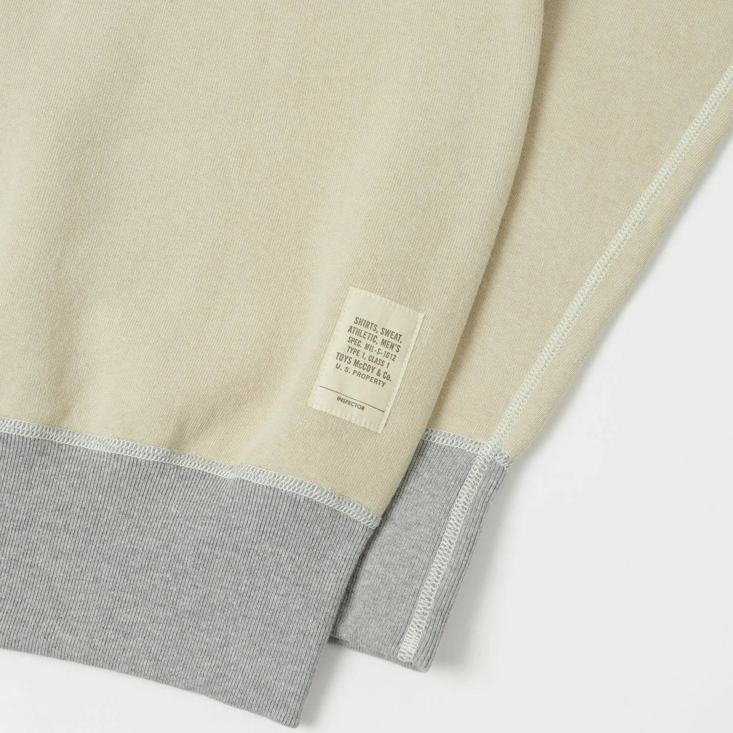 TOYS McCOY USAF Print Sweatshirt - Sand