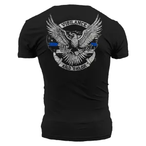 Vigilance and Valor T-Shirt - Black