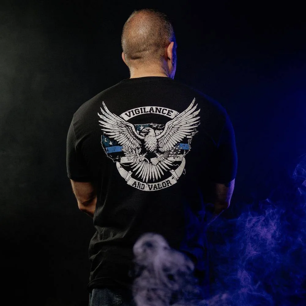 Vigilance and Valor T-Shirt - Black