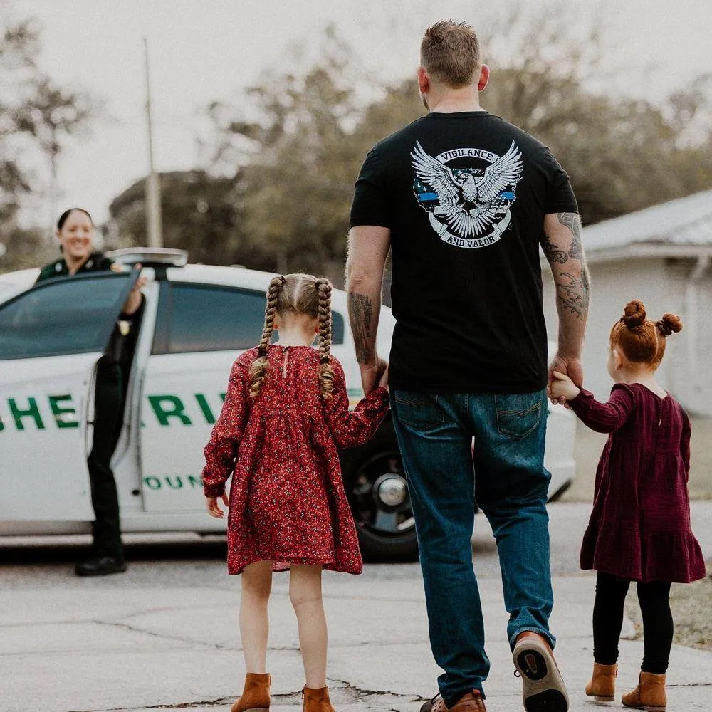 Vigilance and Valor T-Shirt - Black