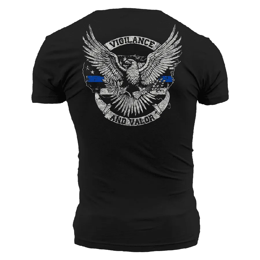 Vigilance and Valor T-Shirt - Black