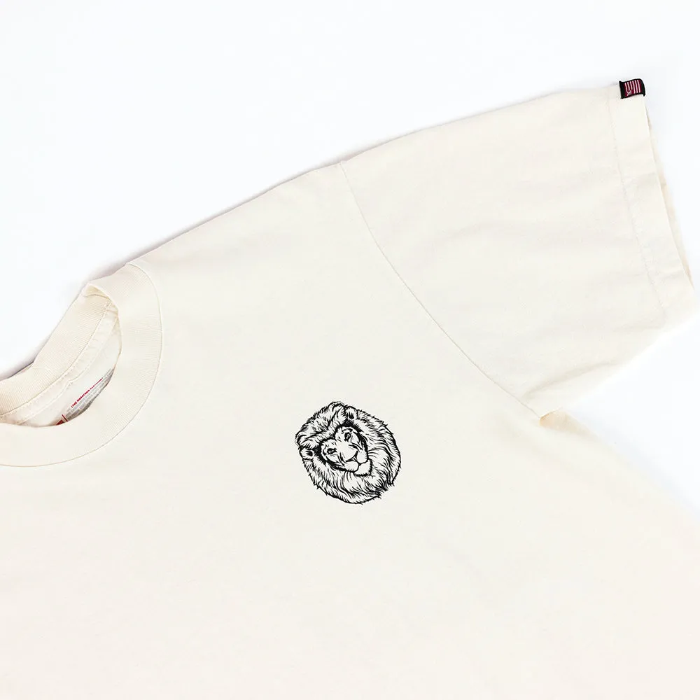 Vintage Lion T-Shirt - Bone/Black