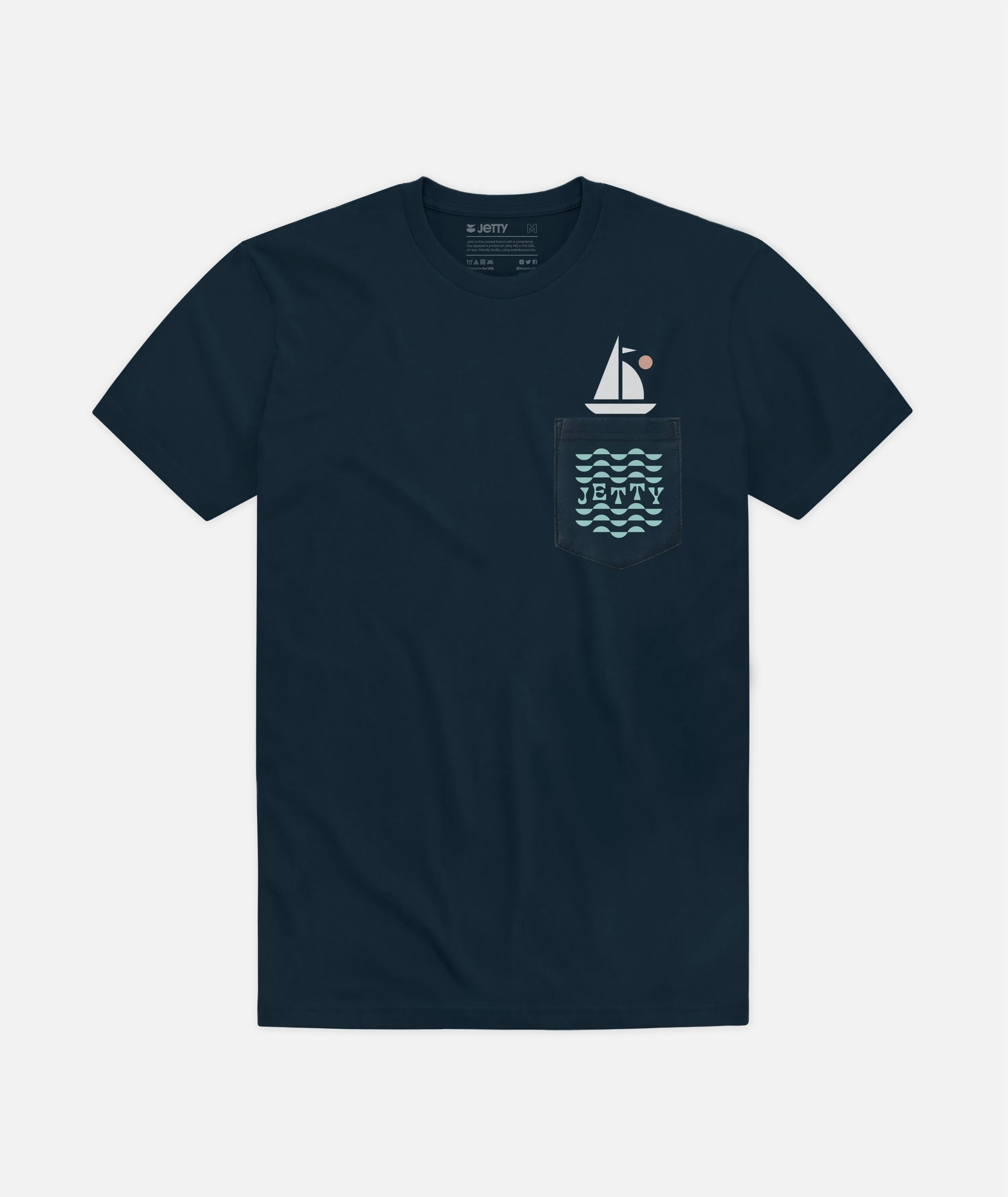 Voyage Pocket Tee - Navy
