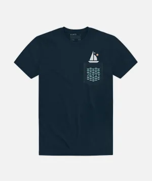 Voyage Pocket Tee - Navy